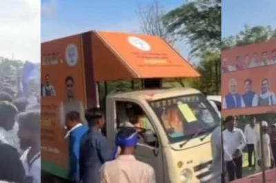 दतिया उपचुनाव में बवाल, बीजेपी के प्रचार वाहन पर भीड़ का हमला, पोस्टर फाड़े और गाली-गलौज