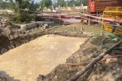 ग्रेटर नोएडा में दर्दनाक हादसा, गड्ढे में डूबने से मासूम बच्चे की गई जान; ठेकेदार गिरफ्तार