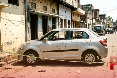 फर्रुखाबाद: पत्नी और बच्चे के सामने युवक की सरेआम हत्या, कार सवार बदमाशों ने बरसाईं गोलियां