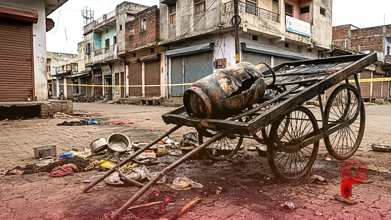 नर्मदापुरम में दर्दनाक हादसा: ठेले पर गैस सिलेंडर फटा, पुलिस आरक्षक समेत 5 लोग बुरी तरह झुलसे