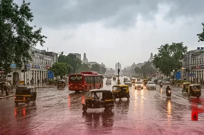 दिल्ली-एनसीआर में बारिश का दौर जारी, मंगलवार के लिए मौसम विभाग का येलो अलर्ट
