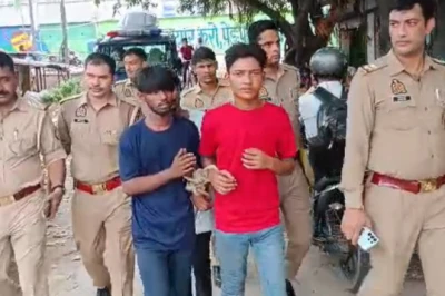 कानपुर में महिला से मारपीट करने वाले तीन दबंग गिरफ्तार, पुलिस ने सिमरा गांव में निकाला जुलूस