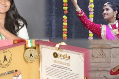 भीलवाड़ा की स्तुति बिरला ने रचा इतिहास, 22 सेकंड में 55 कथक मुद्राओं का प्रदर्शन कर इंडिया बुक ऑफ रिकॉर्ड्स में नाम दर्ज कराया