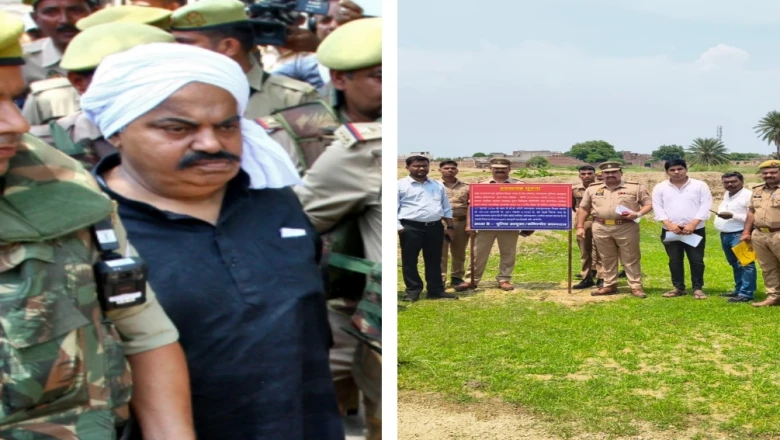 माफिया अतीक अहमद की अवैध साम्राज्य पर बड़ा प्रहार, ₹1,10,00,00,000 की जमीन कुर्क