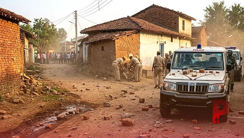 राजगढ़ में पुलिस टीम पर ग्रामीणों का हमला: चोरी के आरोपी को पकड़ने गई संयुक्त टीम पर पथराव, तीन जवान गंभीर रूप से घायल