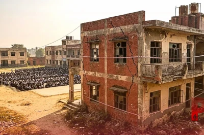 फरीदाबाद के सरकारी स्कूल का हाल, 22 कमरों के कंडम होने के बाद भी 1400 छात्रों की पढ़ाई जारी