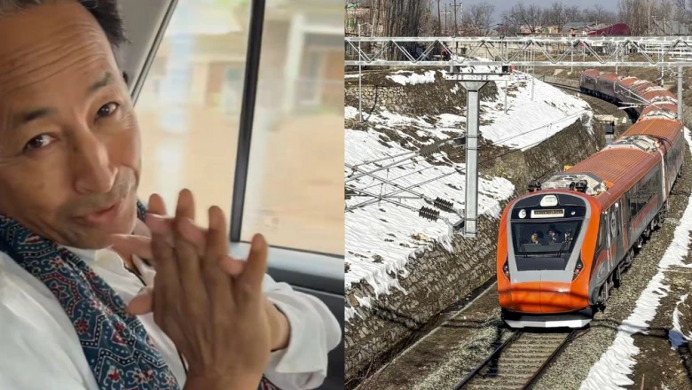 दिल्ली-श्रीनगर वंदे भारत ट्रेन के सफर से गदगद हुए सोनम वांगचुक, बोले- भारतीय रेलवे पर है गर्व