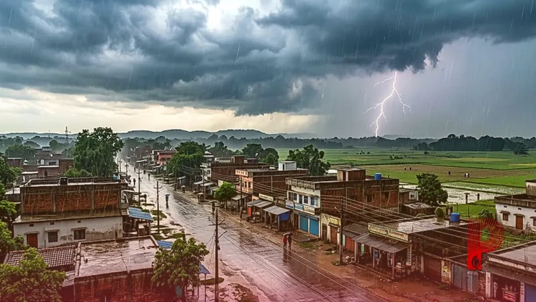 बिहार का मौसम: चंपारण समेत 25 जिलों में बारिश और वज्रपात की चेतावनी, दक्षिण बिहार में गर्मी से राहत नहीं