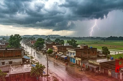 बिहार का मौसम: चंपारण समेत 25 जिलों में बारिश और वज्रपात की चेतावनी, दक्षिण बिहार में गर्मी से राहत नहीं