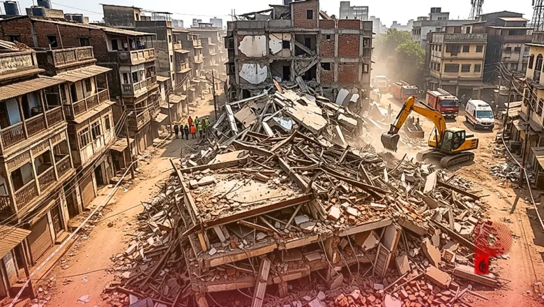 भिवंडी में चार मंजिला इमारत गिरी, मलबे में दबे कई लोगों के फंसने की आशंका