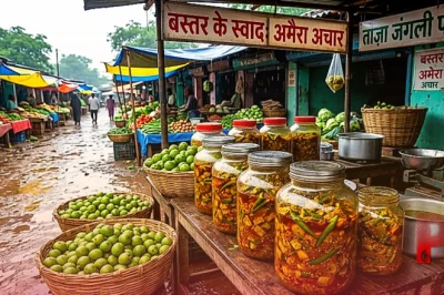 बरसात की खास सौगात: क्या आपने चखा है जंगली फल 'अमेरा'? छत्तीसगढ़ में इसके अचार की है जबरदस्त दीवानगी