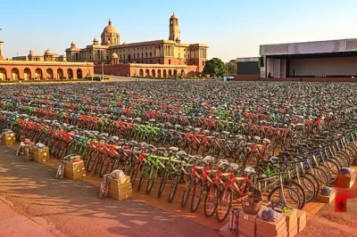 दिल्ली: 'विद्या वाहिनी योजना' के तहत 3 हजार से अधिक छात्राओं को मिलीं साइकिलें, मुख्यमंत्री रेखा गुप्ता ने किया वितरण