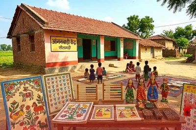 सीतामढ़ी में कमाल का नवाचार, फोक टीएलएम मॉडल से बदल रही आंगनबाड़ी केंद्रों की शिक्षा व्यवस्था
