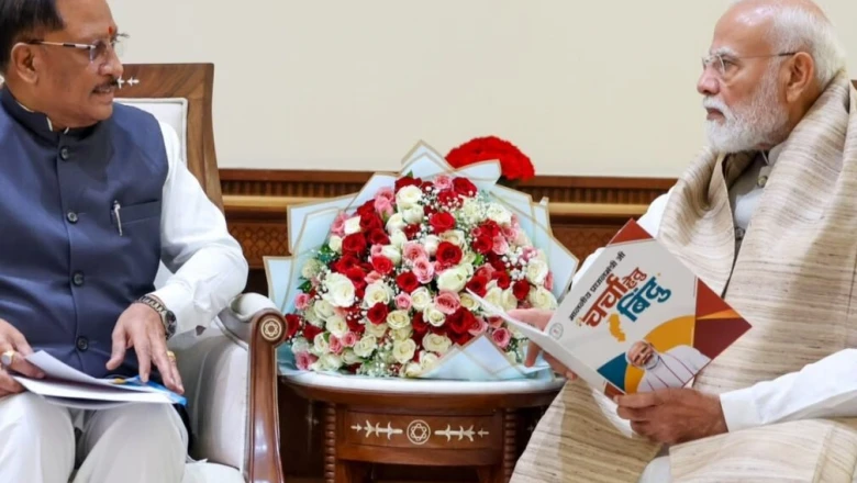प्रधानमंत्री मोदी से मिले मुख्यमंत्री विष्णुदेव साय, छत्तीसगढ़ के विकास और बस्तर पर की खास चर्चा