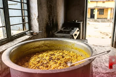पटना के सरकारी स्कूल में परोसा जा रहा कीड़े वाला मिड-डे मील, प्रधानाध्यापक ने खुद ही कह दी यह बात