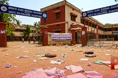 विजयपुरा में सिपाही भर्ती परीक्षा में जमकर हुआ हंगामा, OMR शीट के सीरियल नंबर को लेकर भड़के अभ्यर्थी