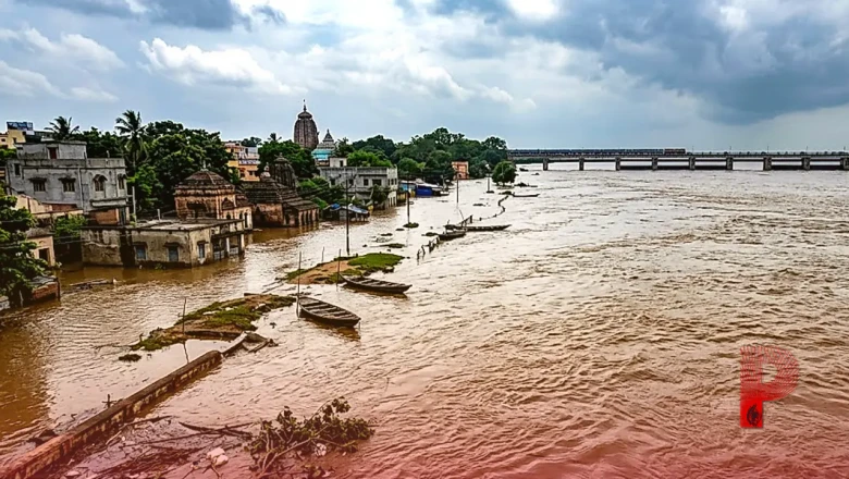 ओडिशा में महानदी का बढ़ा जलस्तर: हीराकुड बांध से छोड़े गए पानी से कटक में बाढ़ का संकट, 10 जिले हाई अलर्ट पर