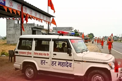 मुरादाबाद पुलिस का अनूठा प्रयास: कांवड़ियों की सुरक्षा में तैनात होगी 'हर-हर महादेव' लिखी स्पेशल कांवड़ वैन