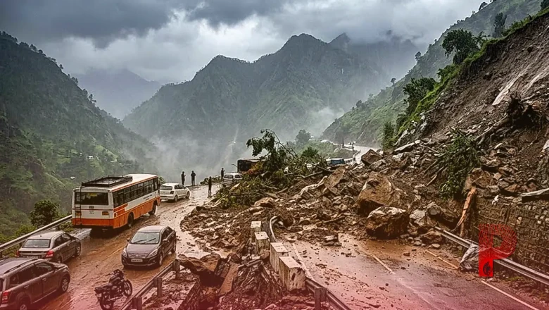 उत्तराखंड में भारी बारिश का तांडव: 6 जिलों के लिए रेड-ऑरेंज अलर्ट जारी, बद्रीनाथ और गंगोत्री हाईवे पर थमा यातायात