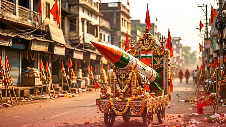 मुजफ्फरनगर में छाई अग्नि-5 मिसाइल वाली कांवड़, शिवभक्तों ने भारतीय सेना को समर्पित किया अनूठा संकल्प