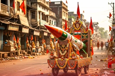 मुजफ्फरनगर में छाई अग्नि-5 मिसाइल वाली कांवड़, शिवभक्तों ने भारतीय सेना को समर्पित किया अनूठा संकल्प