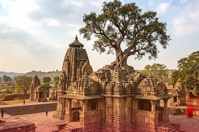 मध्य प्रदेश का रहस्यमयी जामेश्वर मंदिर: छत पर सदियों से खड़ा पेड़, न जड़ का पता, न उम्र की जानकारी