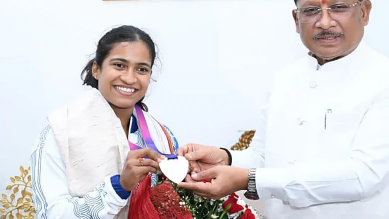 कॉमनवेल्थ गेम्स की सिल्वर मेडलिस्ट ज्ञानेश्वरी यादव को बड़ी सौगात, डीएसपी बनेंगी छत्तीसगढ़ की बेटी