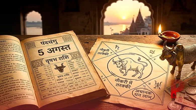 वृषभ राशि का दैनिक राशिफल 5 अगस्त: नौकरी में तरक्की और अचानक धन लाभ के प्रबल योग