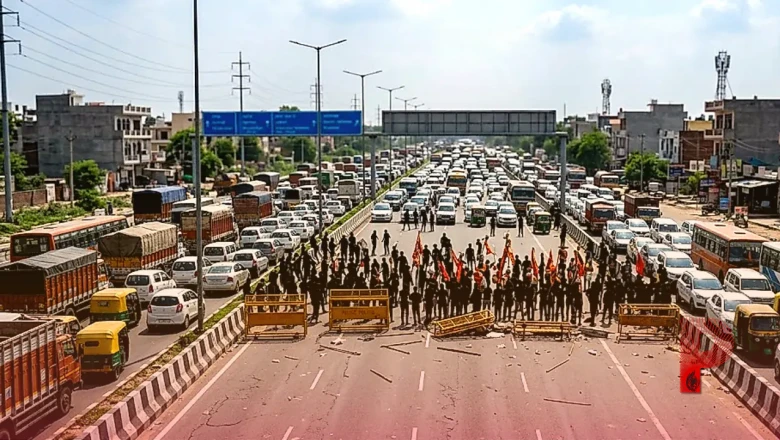 गाजियाबाद में दर्दनाक सड़क हादसा: हरिद्वार जा रहे नोएडा के कांवड़िये की मौत, आक्रोशित लोगों ने NH-9 पर लगाया भारी जाम