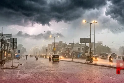झारखंड का मौसम: रांची और देवघर समेत 26 जिलों में आज भारी बारिश और आंधी-तूफान का अलर्ट