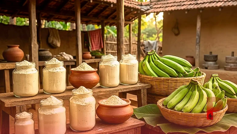 कच्चे केले का पौष्टिक आटा: सेहत का खजाना और मुनाफे का जरिया, ₹250 प्रति किलो है बाजार भाव