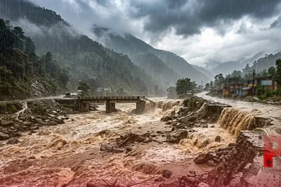 उत्तराखंड में मानसून का रौद्र रूप, 12 जिलों में भारी बारिश का ऑरेंज अलर्ट