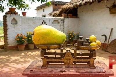 बिहार में दिखा अनोखा चमत्कार: थाईलैंड का 4 किलो वजनी आम, एक फल से भर जाएगा पूरे परिवार का पेट