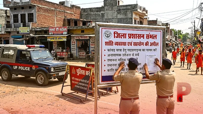 संभल में कांवड़ यात्रा पर प्रशासन की सख्ती, तमन्ना मलिक को बुर्का न पहनने की अपील का नोटिस