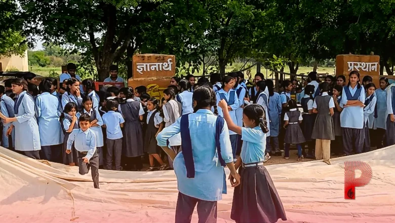 राजस्थान के लूणी में फूटा ग्रामीणों और छात्रों का गुस्सा, सरकारी स्कूल पर ताला लगाकर खोला मोर्चा