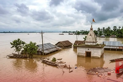 असम में बाढ़ का तांडव: बेघर होते लोग और पानी में डूबी उम्मीदों की 7 तस्वीरें