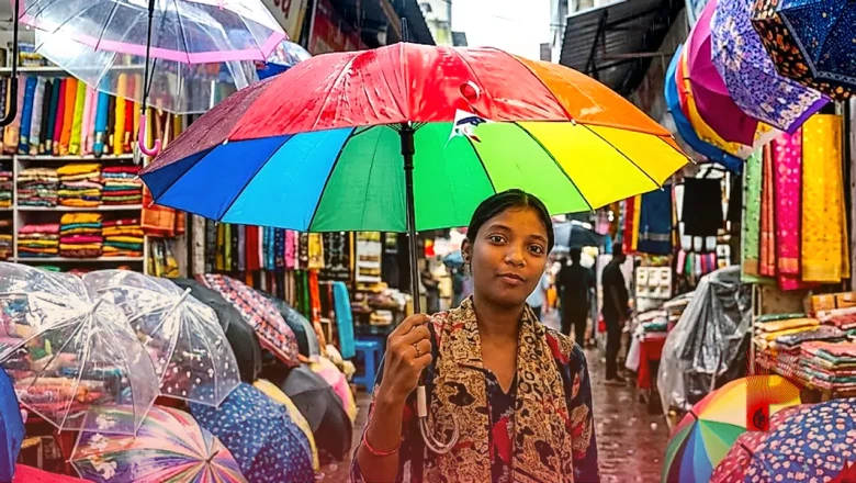 बारिश के मौसम में स्टाइल का नया दौर, बिलासपुर के बाजारों में ट्रांसपेरेंट और डिजाइनर छातों की धूम
