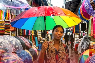 बारिश के मौसम में स्टाइल का नया दौर, बिलासपुर के बाजारों में ट्रांसपेरेंट और डिजाइनर छातों की धूम