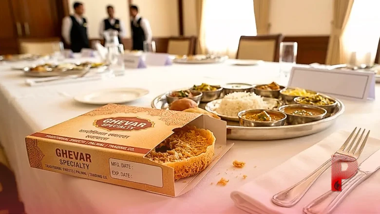 पलवल: मुख्यमंत्री नायब सैनी की थाली से हटा घेवर, डिब्बे पर नहीं थी एक्सपायरी डेट