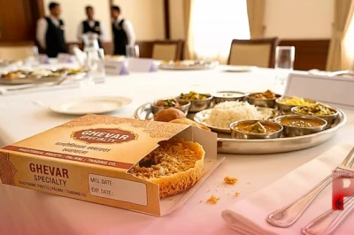 पलवल: मुख्यमंत्री नायब सैनी की थाली से हटा घेवर, डिब्बे पर नहीं थी एक्सपायरी डेट