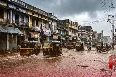 MP में मौसम का मिजाज: मानसून की वापसी से इन जिलों में आफत, IMD ने भारी बारिश और तूफान का जारी किया अलर्ट