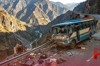 हिमाचल प्रदेश: चंबा में दर्दनाक बस हादसा, ड्राइवर और कंडक्टर की मौत, कई यात्री घायल