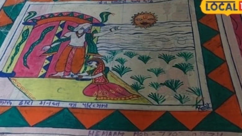 कांजीवरम साड़ियों पर चढ़ा मंजूषा कला का रंग, राष्ट्रपति द्रौपदी मुर्मू भी बनीं इस अनूठी कला की मुरीद