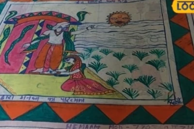 कांजीवरम साड़ियों पर चढ़ा मंजूषा कला का रंग, राष्ट्रपति द्रौपदी मुर्मू भी बनीं इस अनूठी कला की मुरीद