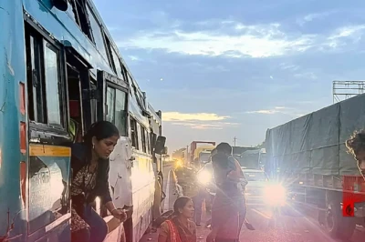 राजस्थान के NH-48 पर बड़ा सड़क हादसा, ट्रेलर और दो बसों की टक्कर से मचा हड़कंप