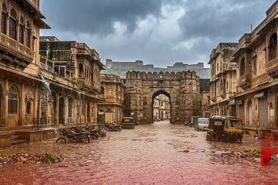 राजस्थान में मानसून का रौद्र रूप: 28 जिलों के लिए हाई अलर्ट, 10 से 12 अगस्त के बीच मूसलाधार बारिश की चेतावनी