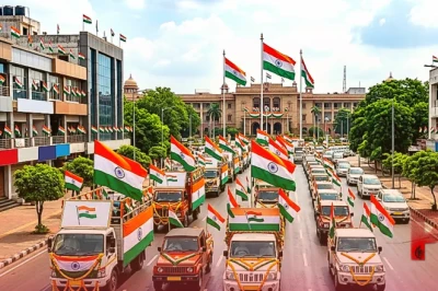 मध्य प्रदेश में 'हर घर तिरंगा' अभियान का आगाज, मुख्यमंत्री मोहन यादव ने तिरंगा यात्रा को दिखाई हरी झंडी
