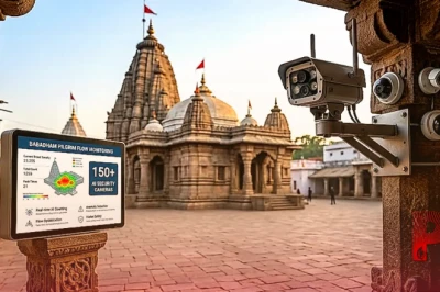 देवघर: बाबाधाम में 150 AI कैमरों से कांवरियों की पल-पल गिनती, जानें कैसे काम करता है यह तकनीक