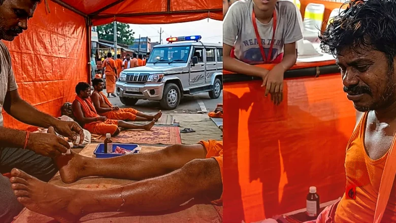 मुजफ्फरपुर में कांवड़िया लेन में घुसी डायल 112 की गाड़ी, आराम कर रहे श्रद्धालु को कुचला