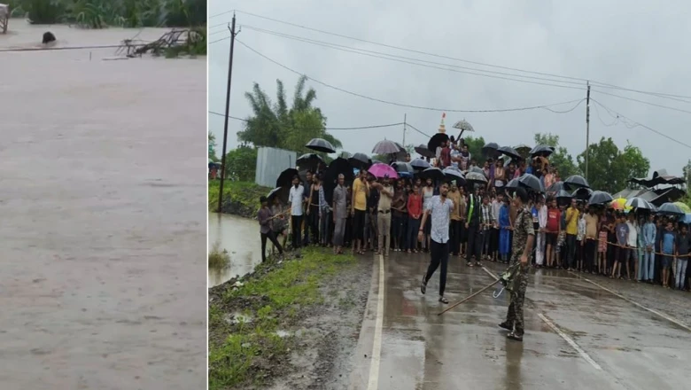 मध्य प्रदेश के राजगढ़ में दर्दनाक हादसा: चेतावनी के बावजूद बाढ़ के पानी में उतारी इको कार, बहने से 4 लोगों की मौत, 11 लोग थे सवार
